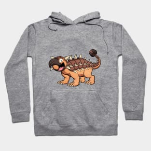 Happy Smiling Ankylosaurus Hoodie